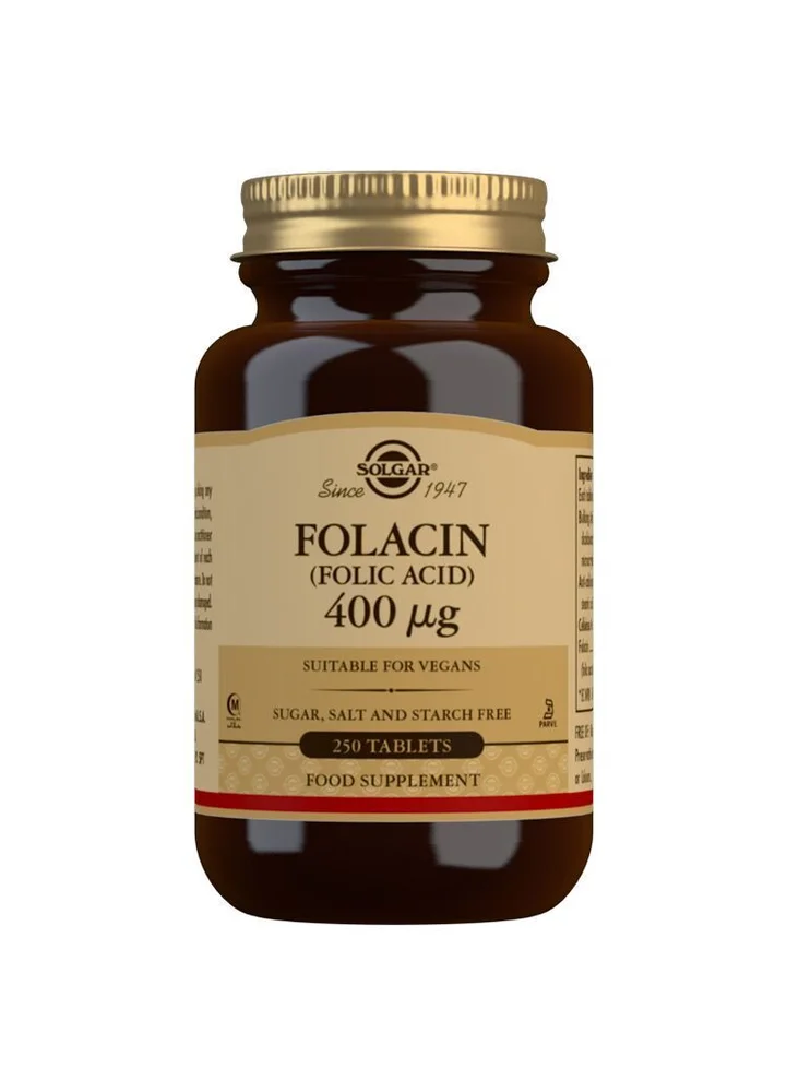 Solgar Folacin Folsyre 400 mcg – 250 tabletter v:2668043 Solgar Folacin Folsyre 400 mcg – 250 tabletter v:2668043