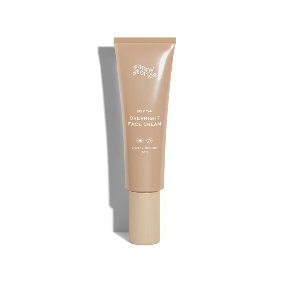 Self Tan Overnight Face Cream Light/Medium 50 ml - Sunny Stories v:1504951