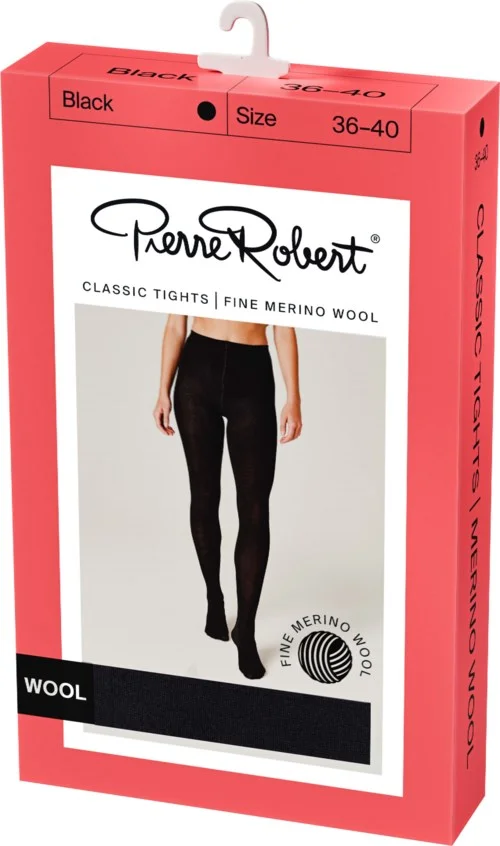 Pierre Robert Classic Tights Fine Merino Wool Black 40-44 v:8919347 Pierre Robert Classic Tights Fine Merino Wool Black 40-44 v:8919347