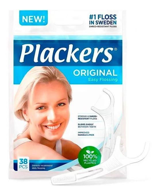 Plackers Original Easy Flossing – 38 stk. v:4054768 Plackers Original Easy Flossing – 38 stk. v:4054768