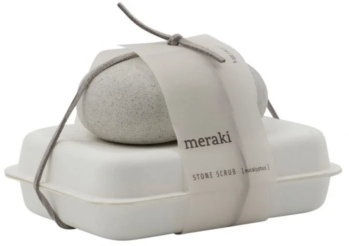 Meraki Stone scrub eucalyptus 100 g | skrubbestein og såpe v:9537975 Meraki Stone scrub eucalyptus 100 g | skrubbestein og såpe v:9537975