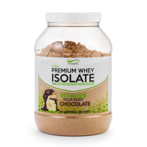 Viterna 100% Premium Whey Isolate Chocolate/Banan v:5663305 Viterna 100% Premium Whey Isolate Chocolate/Banan v:5663305