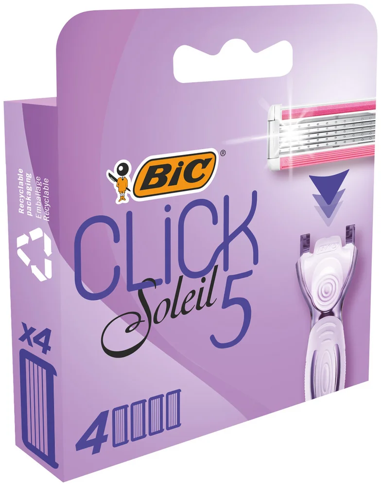 Refillpatroner til BIC Click 5 Soleil, 4 stk. v:6078162 Refillpatroner til BIC Click 5 Soleil, 4 stk. v:6078162