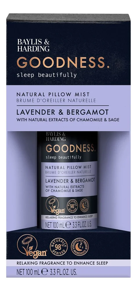 Baylis & Harding Goodness Sleep Pillow Mist – 100 ml. v:4774881 Baylis & Harding Goodness Sleep Pillow Mist – 100 ml. v:4774881