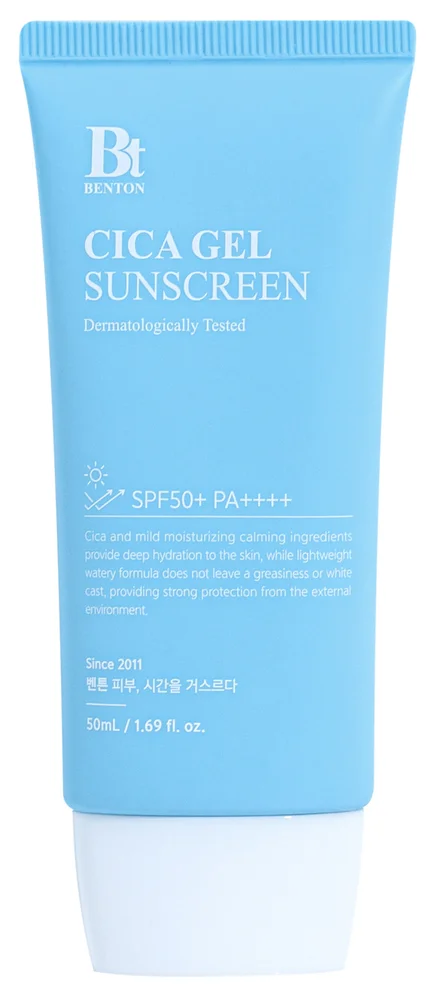 Cica Gel Sunscreen Serum SPF50+ PA++++ 50 ml - Benton v:1110263