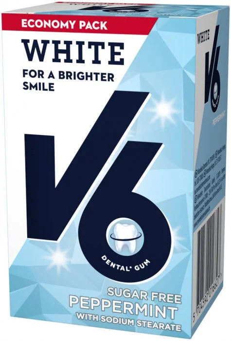 V6 White Peppermint Tyggegummi v:9179550 V6 White Peppermint Tyggegummi v:9179550