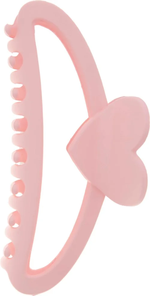Dazzling Hair Clip Heart 13 cm Light Pink v:1315018