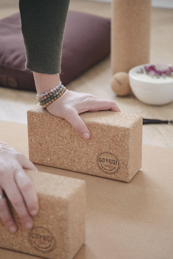 Sustain yogablokk Cork – GOYOGI v:9748387