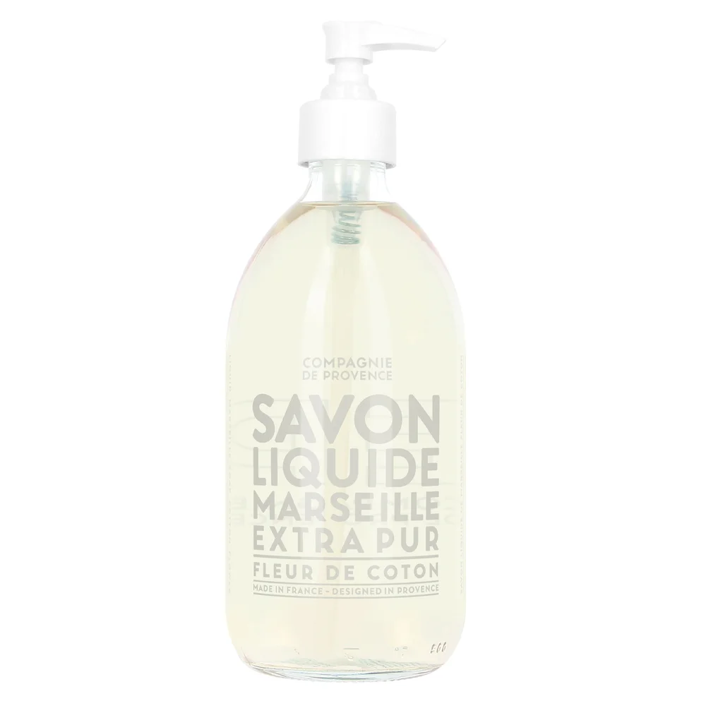 Liquid Marseille Soap Cotton Flower 500ml - COMPAGNIE DE PROVENCE v:5269300