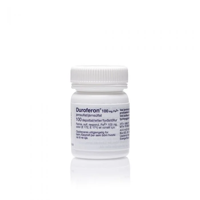 Duroferon Duretter depottabletter 100mg – 100 stk. v:2625026 Duroferon Duretter depottabletter 100mg – 100 stk. v:2625026