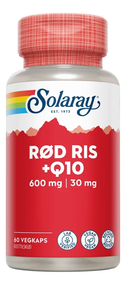 Solaray Rød Ris + Q10 - 60 kap v:5111890