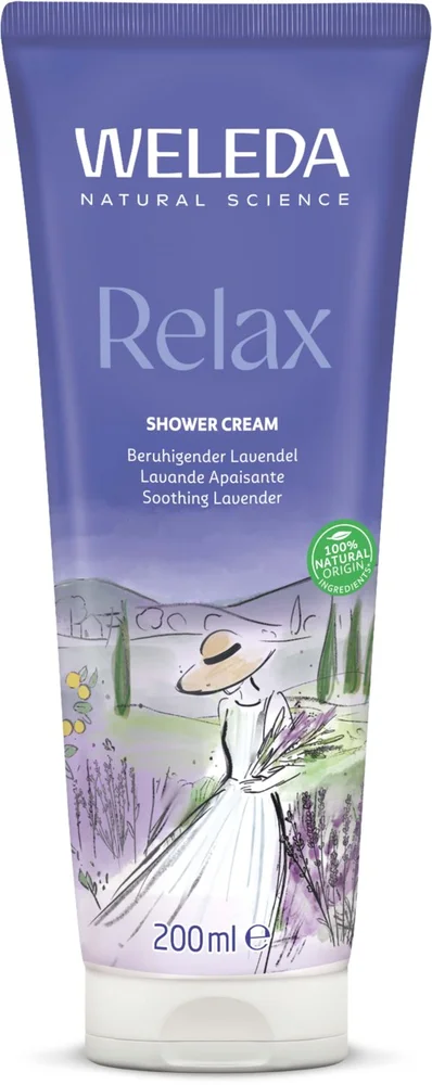 Weleda Relax Shower Cream Lavender 200 ml v:9560439 Weleda Relax Shower Cream Lavender 200 ml v:9560439