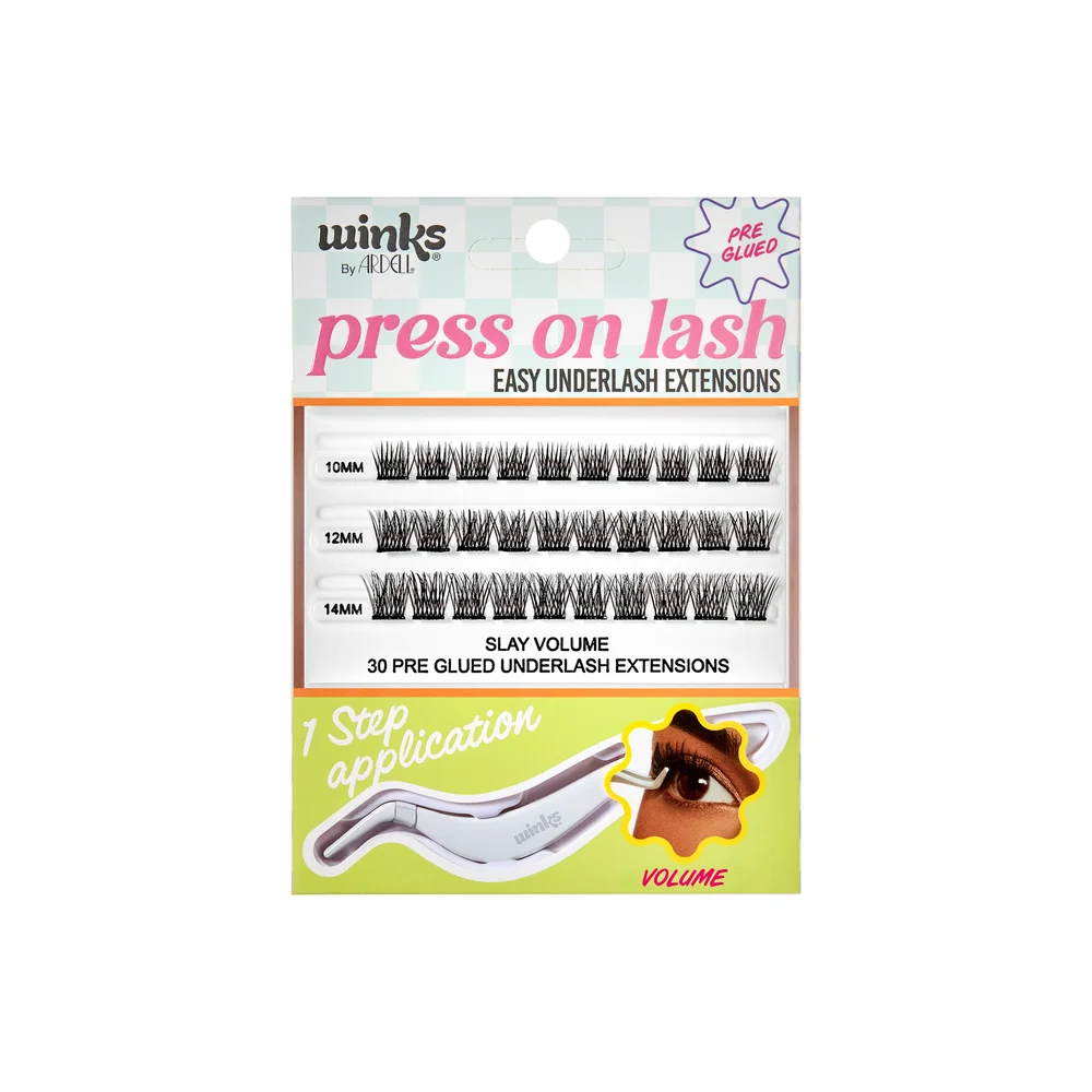 Winks Pre-Glued Press On Underlash Extensions Slay Volume – Ardell v:4516485