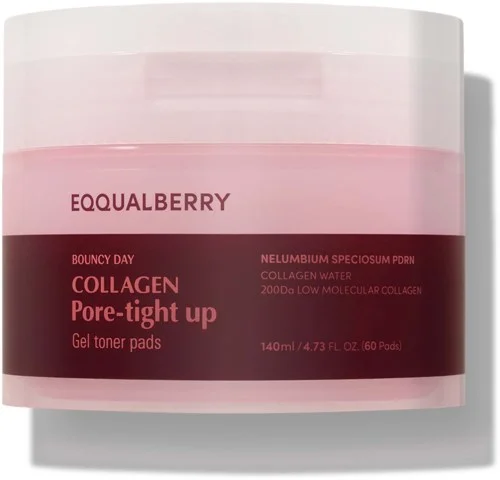 Eqqualberry Collagen Pore-Tight Up Gel Toner Pads 140 ml v:3464142 Eqqualberry Collagen Pore-Tight Up Gel Toner Pads 140 ml v:3464142