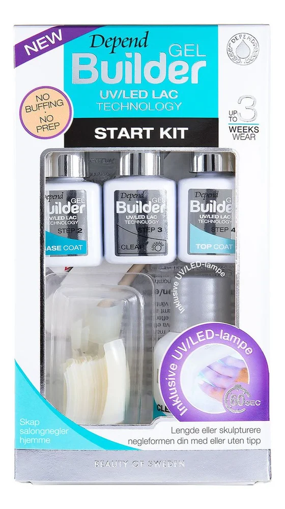 Depend Gel Builder Startkit - 1 sett v:7777478