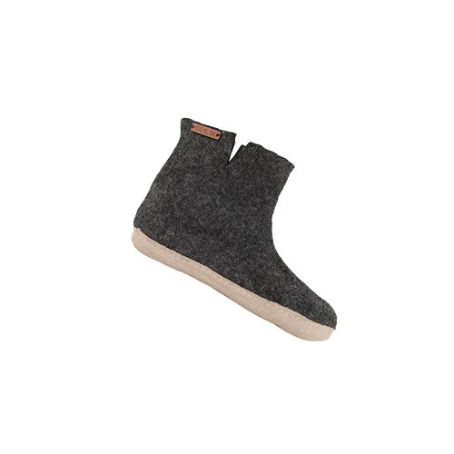 Ullstøvel m. Lærsåle Dark Grey | 36 v:3618993 Ullstøvel m. Lærsåle Dark Grey | 36 v:3618993