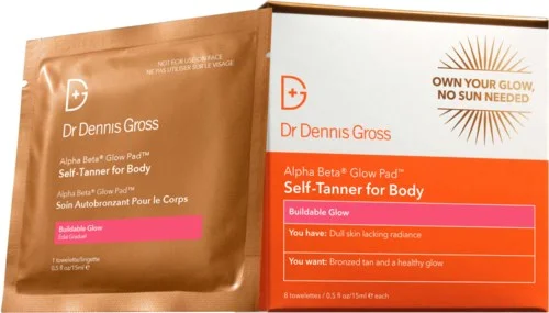 Dr Dennis Gross Alpha Beta® Glow Pad Self-Tanner for Body 8 stk v:4617117 Dr Dennis Gross Alpha Beta® Glow Pad Self-Tanner for Body 8 stk v:4617117