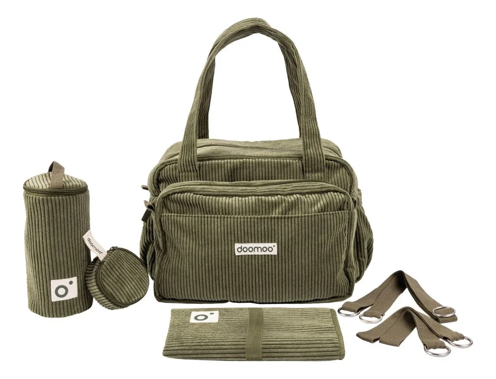 Doomoo Stelleveske Med 8 Tilbehørsdeler Fløyel Khaki – 1 stk. v:5094429 Doomoo Stelleveske Med 8 Tilbehørsdeler Fløyel Khaki – 1 stk. v:5094429