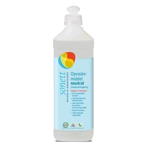 Sonett Oppvaskmiddel / universal rengjøring, nøytral – 500 ml v:2446847