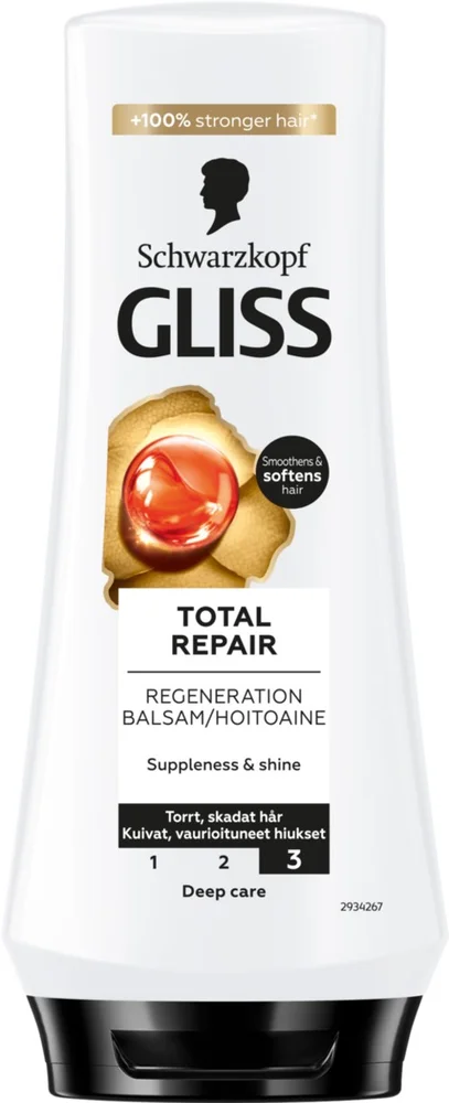 Schwarzkopf Gliss Regeneration Conditioner Total Repair 200 ml v:7227014 Schwarzkopf Gliss Regeneration Conditioner Total Repair 200 ml v:7227014