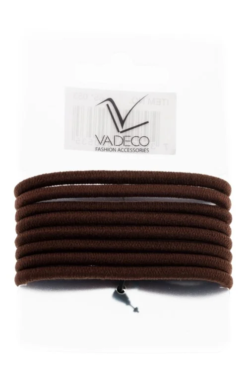 Avalea thick hair ties 8 pcs no metal 4mm brown v:1867231 Avalea thick hair ties 8 pcs no metal 4mm brown v:1867231