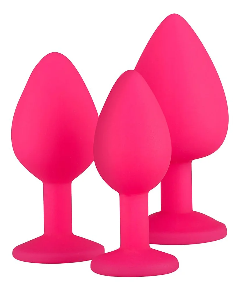 EasyToys Silicone Diamond Butt Plug Set v:7534521 EasyToys Silicone Diamond Butt Plug Set v:7534521