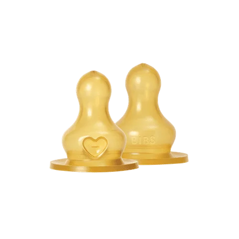 BIBS Baby Bottle Nipple Roundlateks Medium Flow 2 stk v:9482758 BIBS Baby Bottle Nipple Roundlateks Medium Flow 2 stk v:9482758