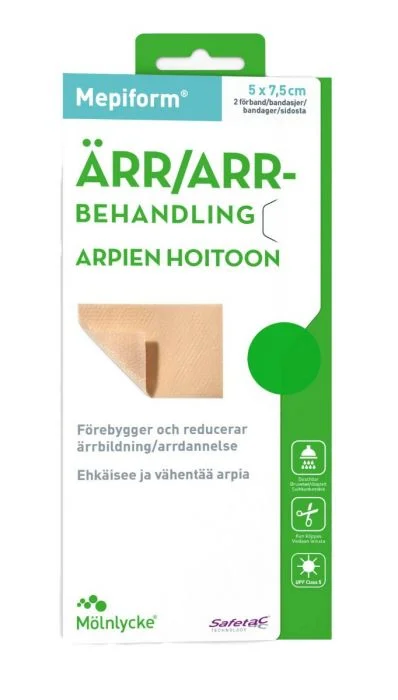 Mepiform arrbandasje 5x7,5 cm 2 stk v:8623796
