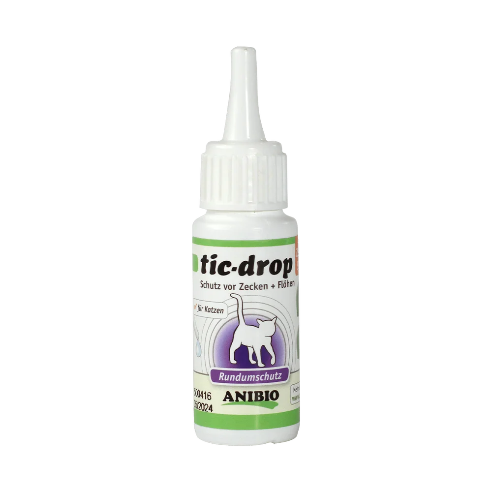 Tic Drop fra Anibio mot lopper og flått hos katter – 30 ml v:5838953