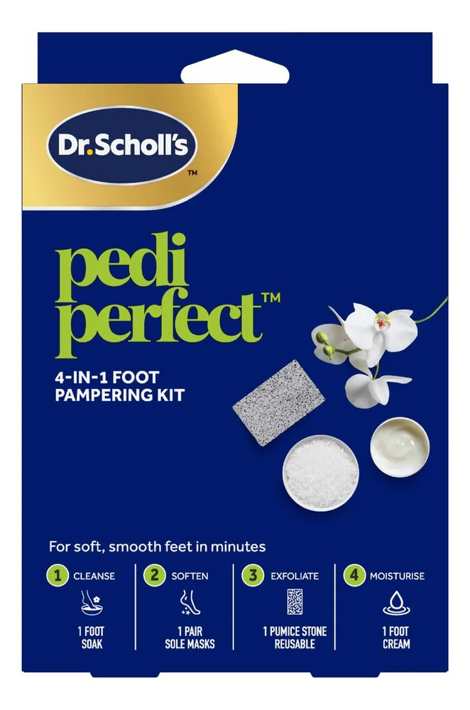 Dr. Scholl’s 4in1 Pampering Foot Treament – 1 sett. v:1794320