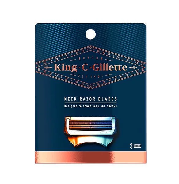 King C. Gillette Neck Razor Blades - 3 stk. v:7853226