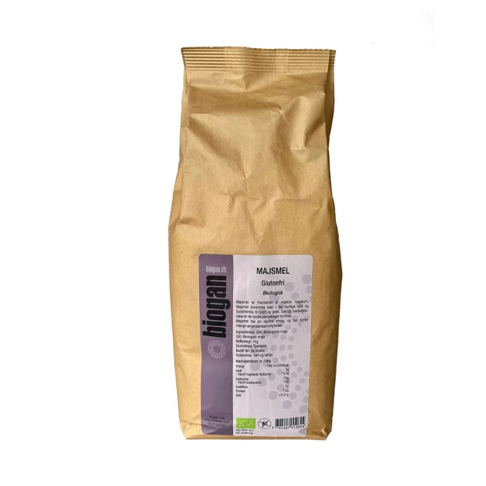 Biogan Maismel glutenfri Ø – 1 kg. v:9144579 Biogan Maismel glutenfri Ø – 1 kg. v:9144579