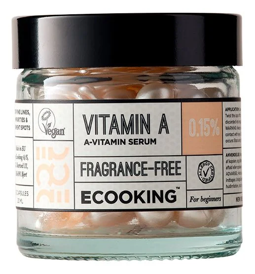 ECOOKING Vitamin A Serum 0,15% – 60 stk. v:5711986 ECOOKING Vitamin A Serum 0,15% – 60 stk. v:5711986