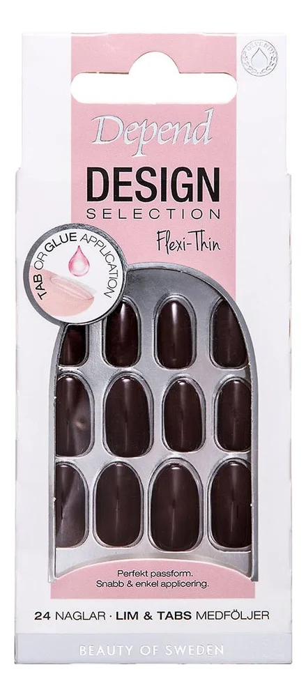 Depend Cosmetics Design Selection Warm Mocca Medium Oval - 24 stk. v:3463733