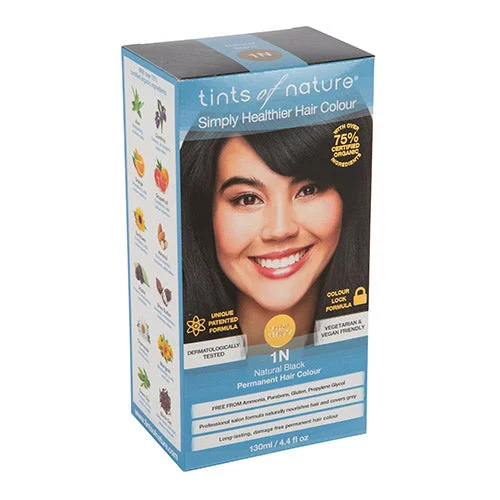 Tints of Nature Permanent Hårfarge | Svart 1N v:8908761 Tints of Nature Permanent Hårfarge | Svart 1N v:8908761