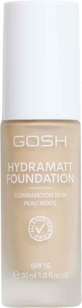 Gosh Hydramatt Foundation 30 ml 002Y Very Light – Yellow/Cold Undertone v:3983103 Gosh Hydramatt Foundation 30 ml 002Y Very Light – Yellow/Cold Undertone v:3983103