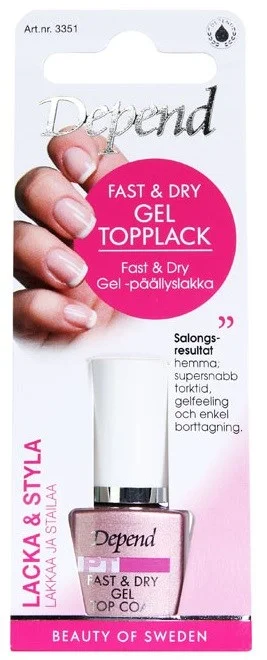 Depend Fast & Dry Gel Topplack v:9428948 Depend Fast & Dry Gel Topplack v:9428948