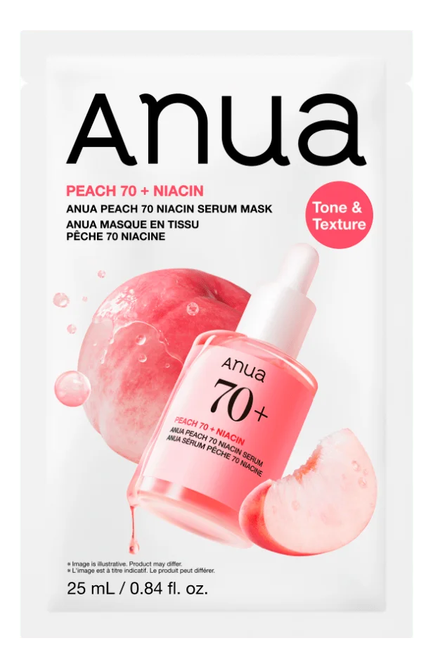 Anua Peach 70 Niacin Serum Mask – 25 ml. v:3495939