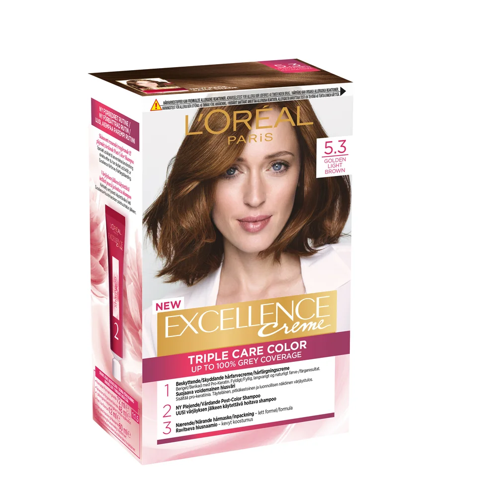 Excellence Crème 5.3 Golden Light Brown v:1036339 Excellence Crème 5.3 Golden Light Brown v:1036339