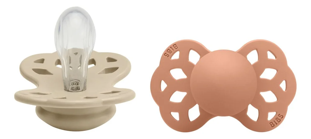 BIBS Infinity Silicone Symmetrisk Vanilla/Peach 2 pakk – Flere størrelser v:3601183 BIBS Infinity Silicone Symmetrisk Vanilla/Peach 2 pakk – Flere størrelser v:3601183