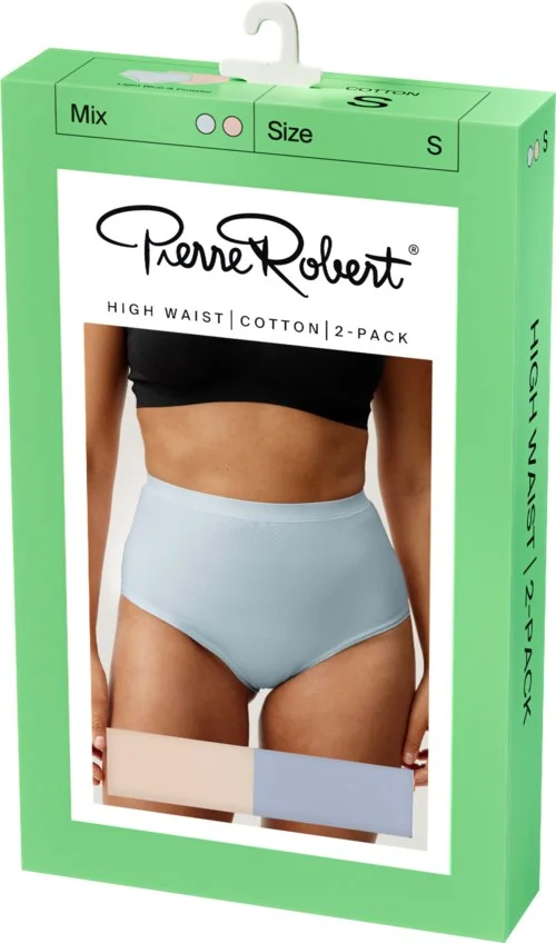 Pierre Robert High Waist Cotton X2 Powder & Light Blue XXL v:6743152 Pierre Robert High Waist Cotton X2 Powder & Light Blue XXL v:6743152