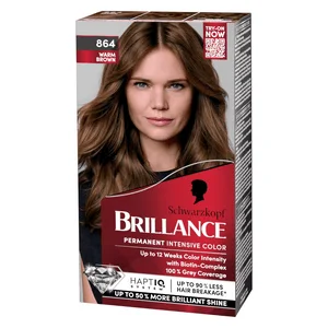 Schwarzkopf Brillance 864 Warm Brown v:8796683 Schwarzkopf Brillance 864 Warm Brown v:8796683