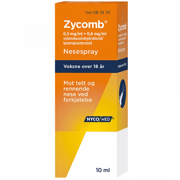 Zycomb nesespray 10 ml v:9822529 Zycomb nesespray 10 ml v:9822529