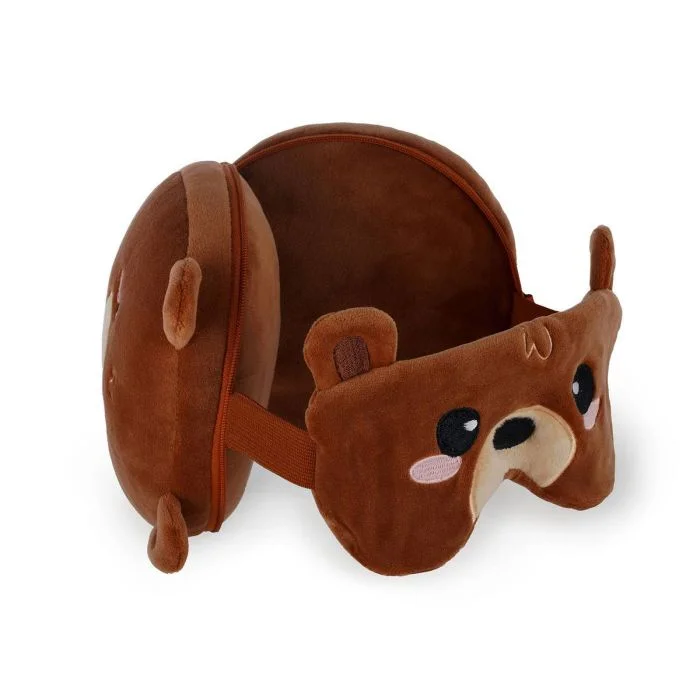 Legami reisepute med øyemaske teddy bear 1 stk v:1368794