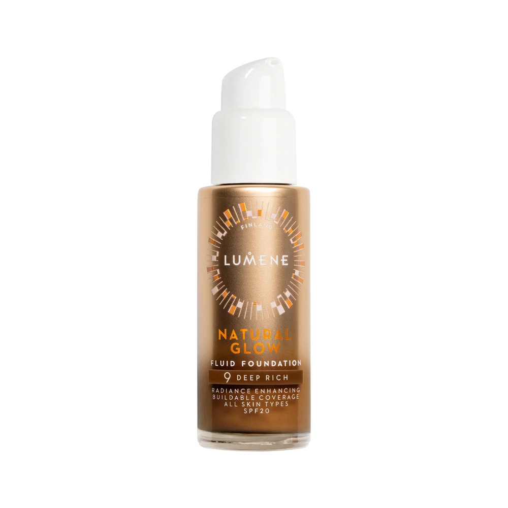 Natural Glow Fluid Foundation 9 Deep Rich - Lumene v:5232551