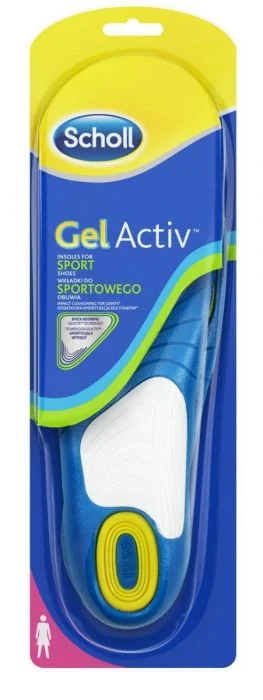 Scholl Gel Active Sport såler str 35,5 – 40,5 1 par v:8311268 Scholl Gel Active Sport såler str 35,5 – 40,5 1 par v:8311268
