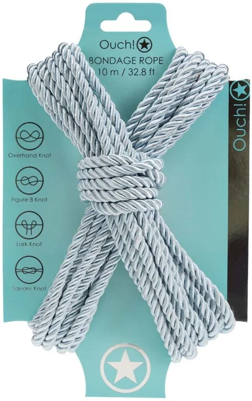 Ouch! by Shots Polyester Bondage Rope – 32.8 ft / 10 m Powder Blue v:1893106 Ouch! by Shots Polyester Bondage Rope – 32.8 ft / 10 m Powder Blue v:1893106