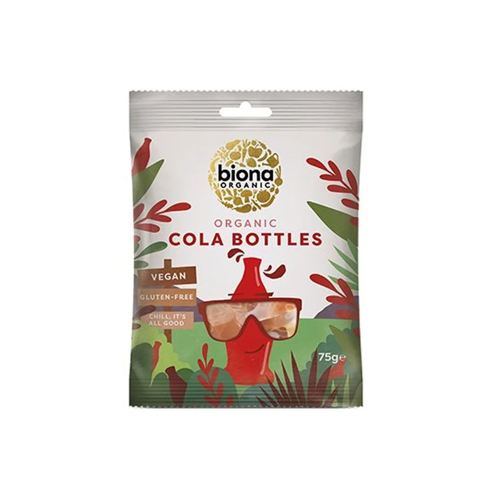 Biona Organic Vingummi Colaflasker Ø – 75 g v:5970541
