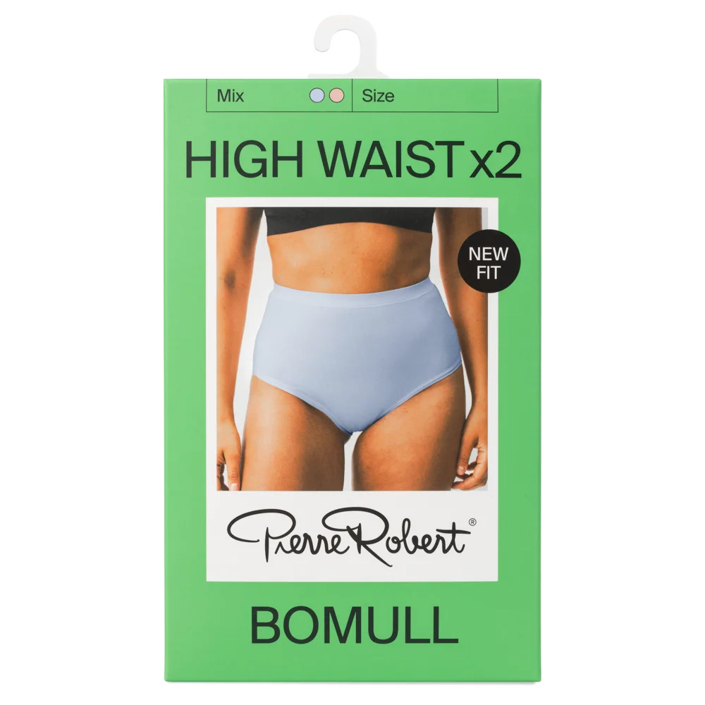 Pierre Robert High Waist Bomull Powder Blue 2pk v:9023974