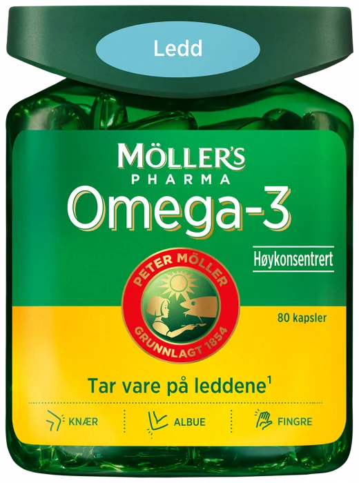 Möller's Pharma Omega-3 Ledd 80 stk v:1903382 Möller's Pharma Omega-3 Ledd 80 stk v:1903382